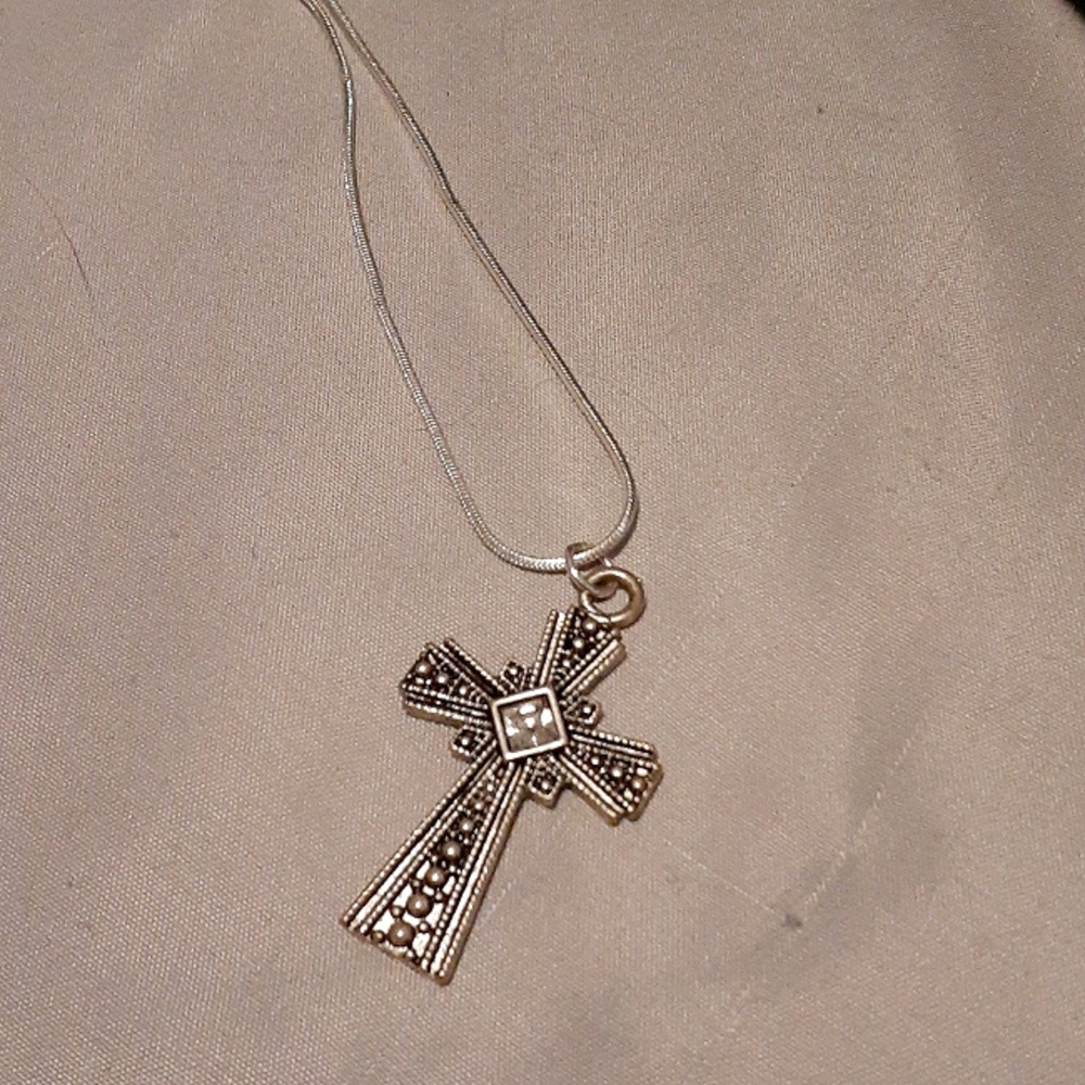 Silver Radiant Cross